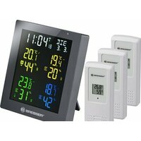 Bresser ClimaTemp Hygro Quadro с тремя датчиками 77138